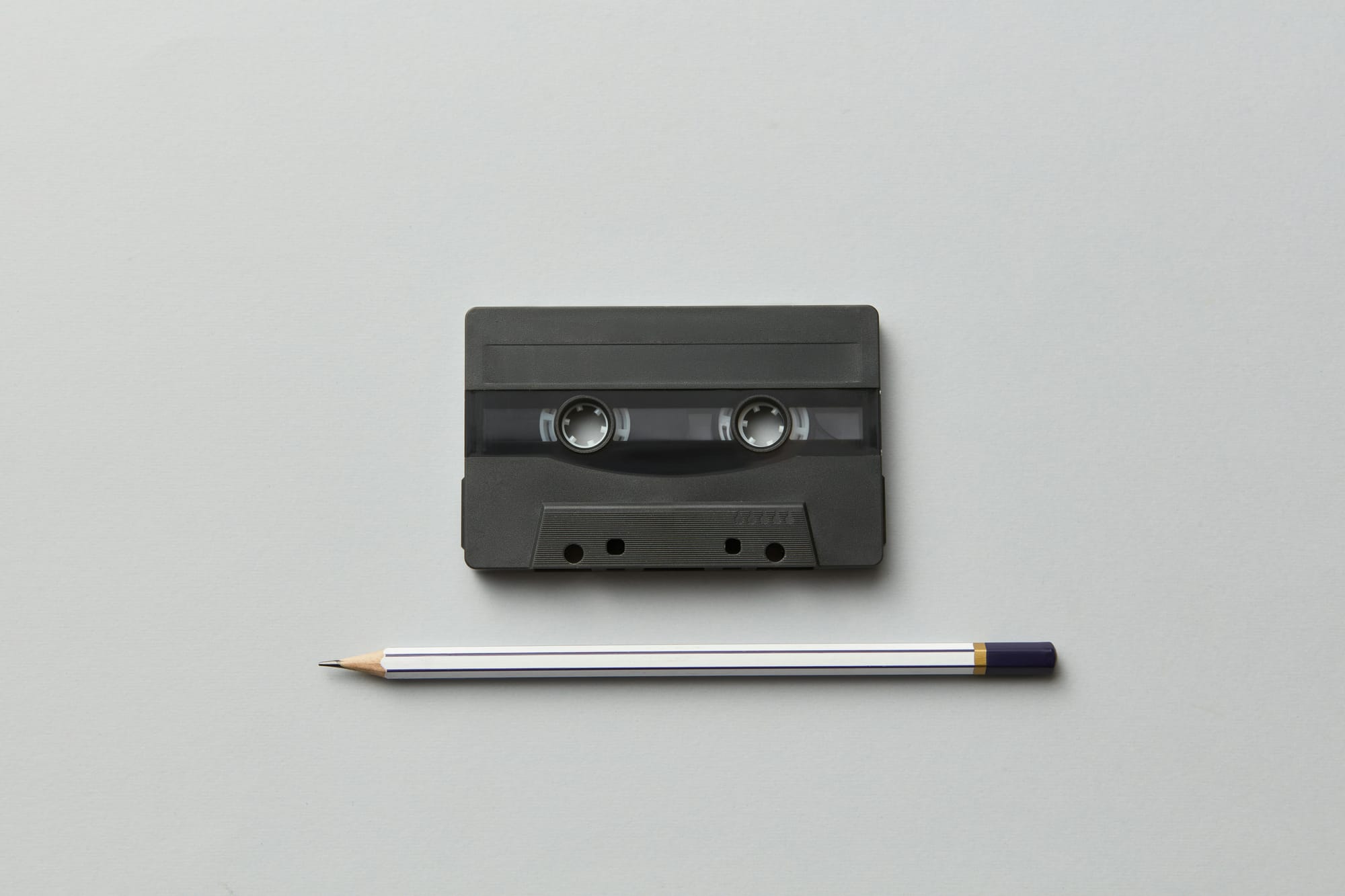 Tape recorder and pencil